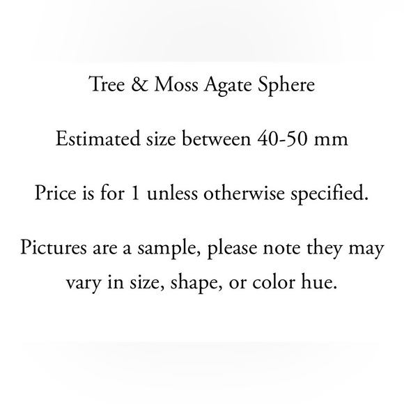 Green Tree & Moss Agate Crystal Sphere - Picture 3 of 5